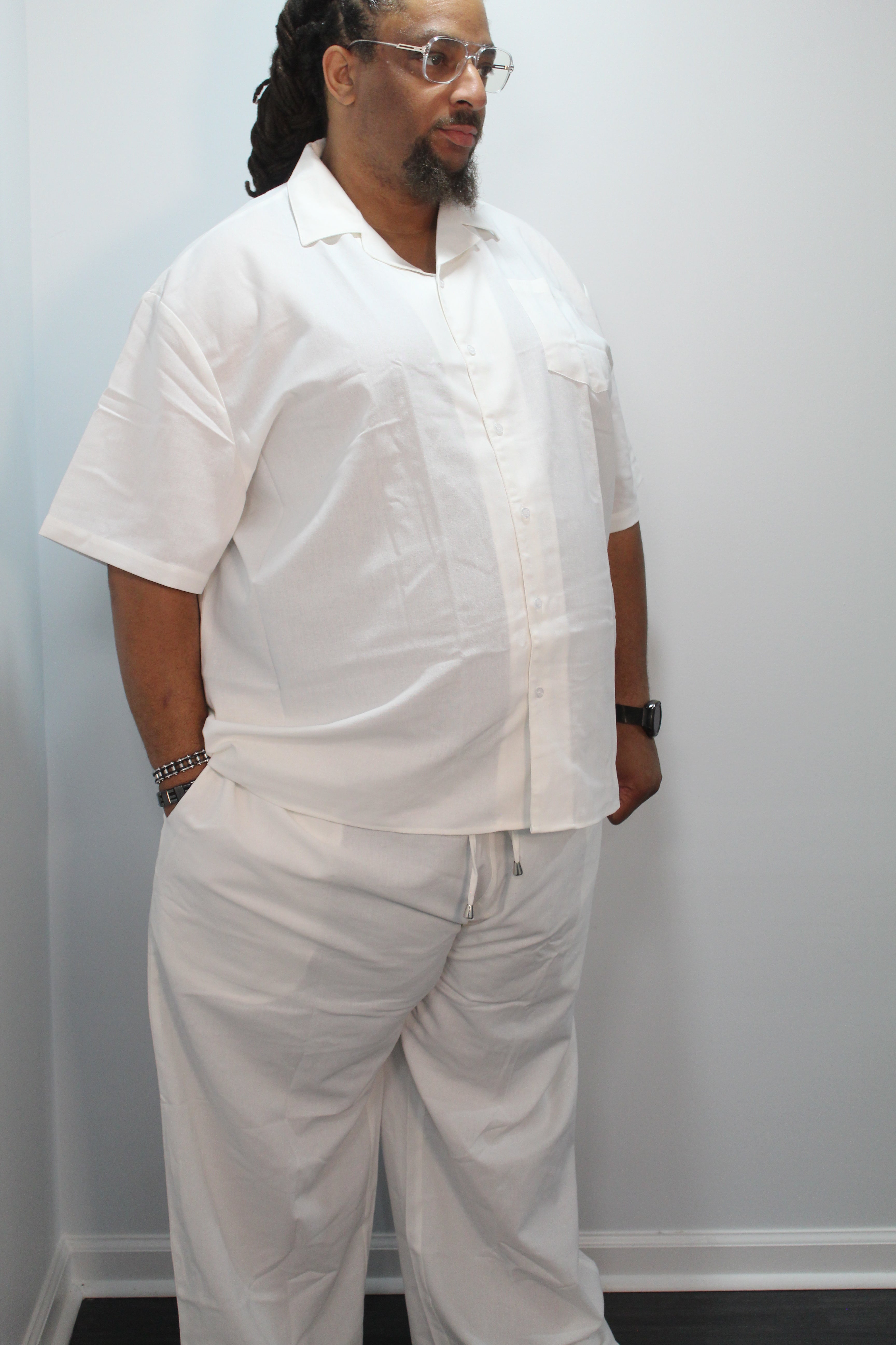 Summer-Time Linen Walking Set