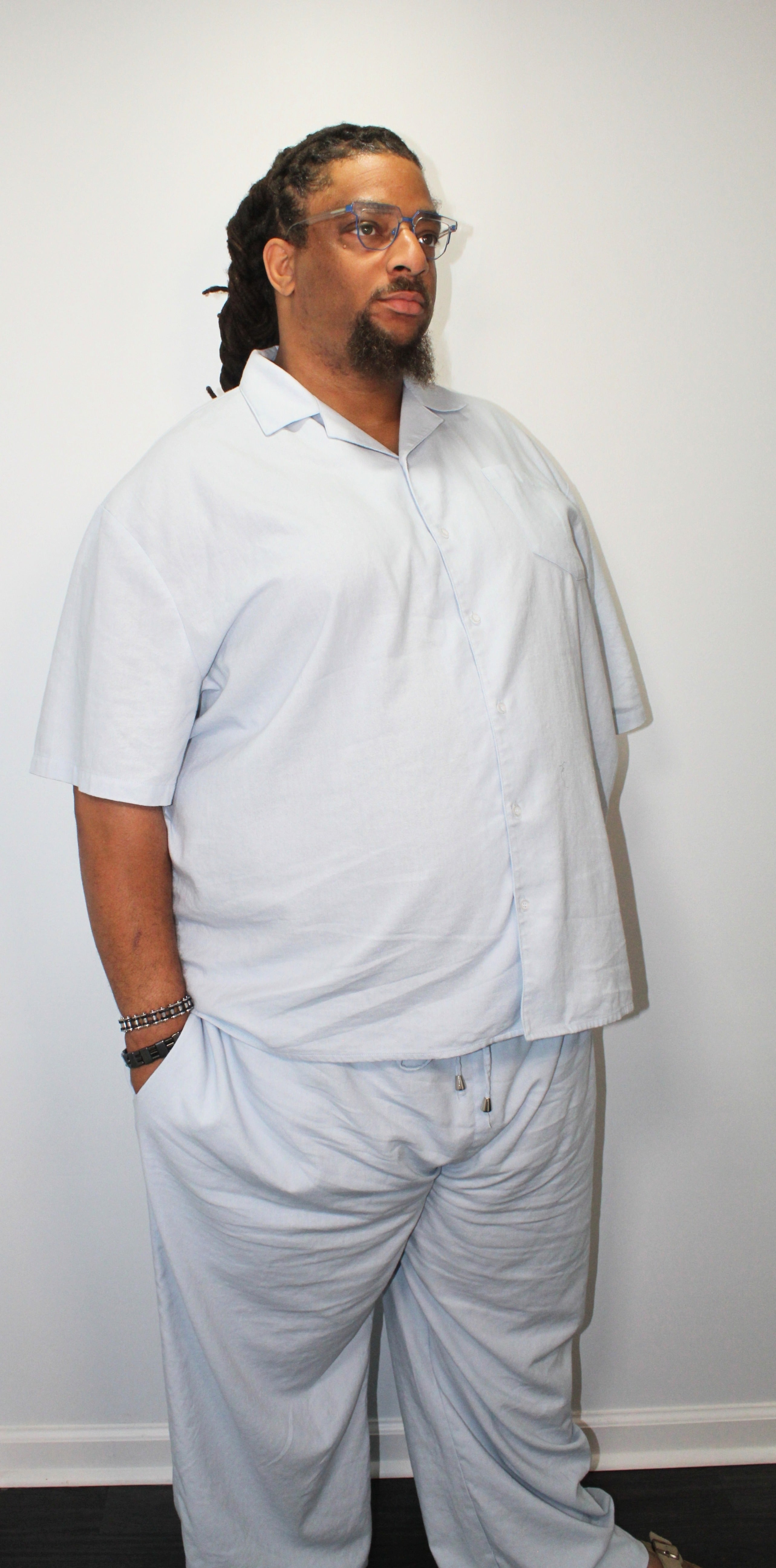 Summer-Time Linen Walking Set