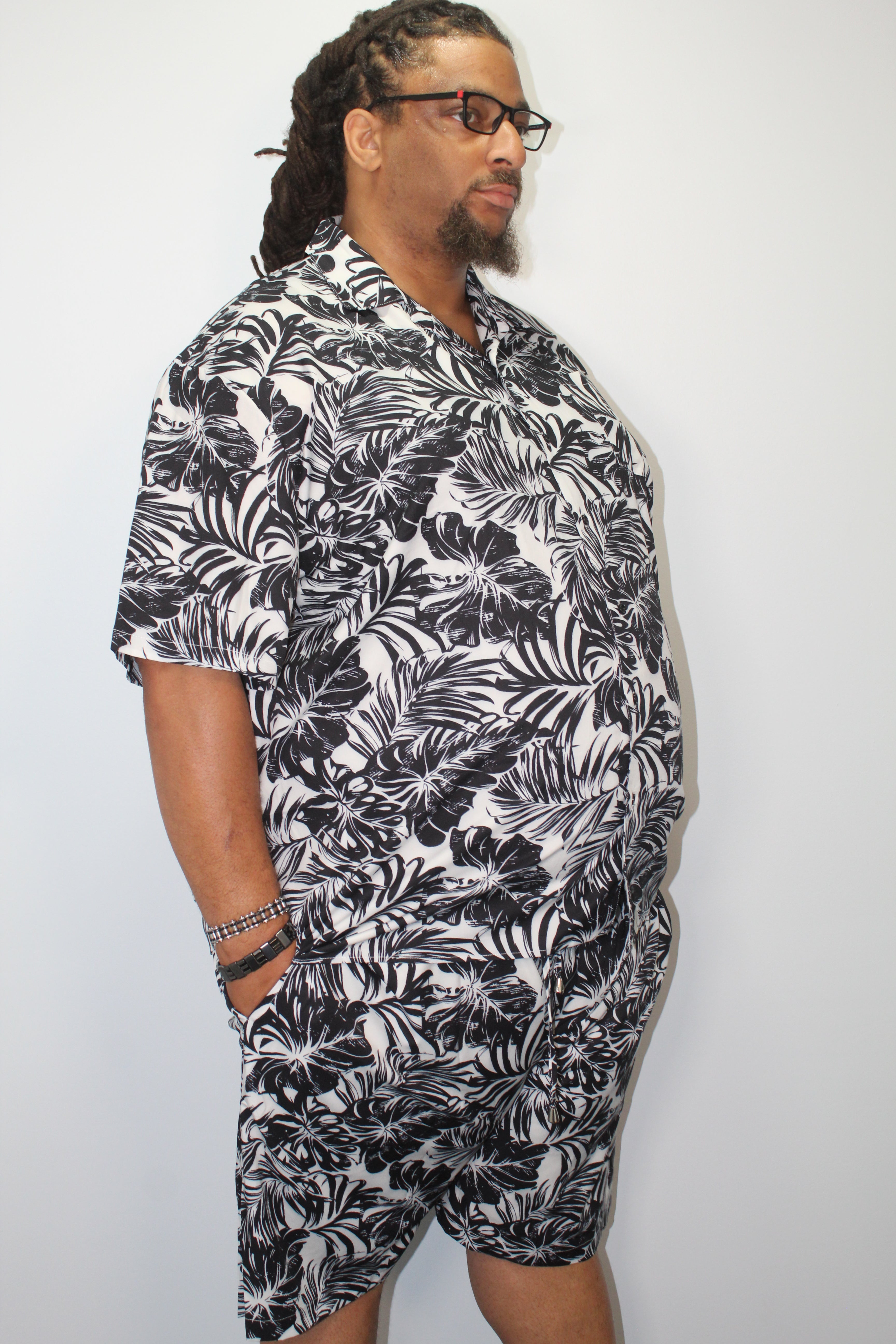 Summer-Time Tropical Short Set